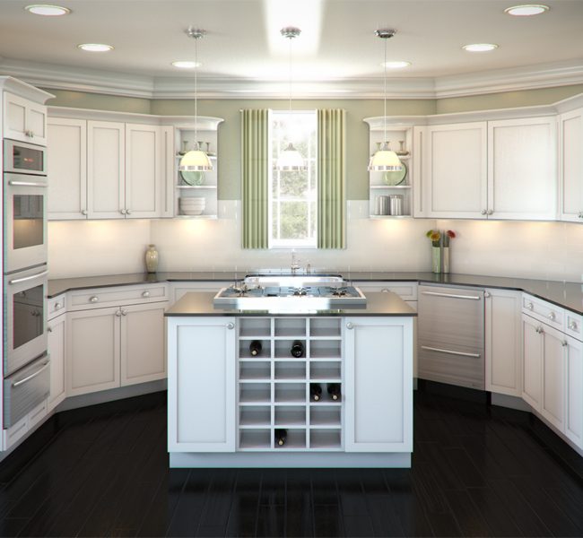 A More Social Kitchen (U-Shaped Kitchen with Island)